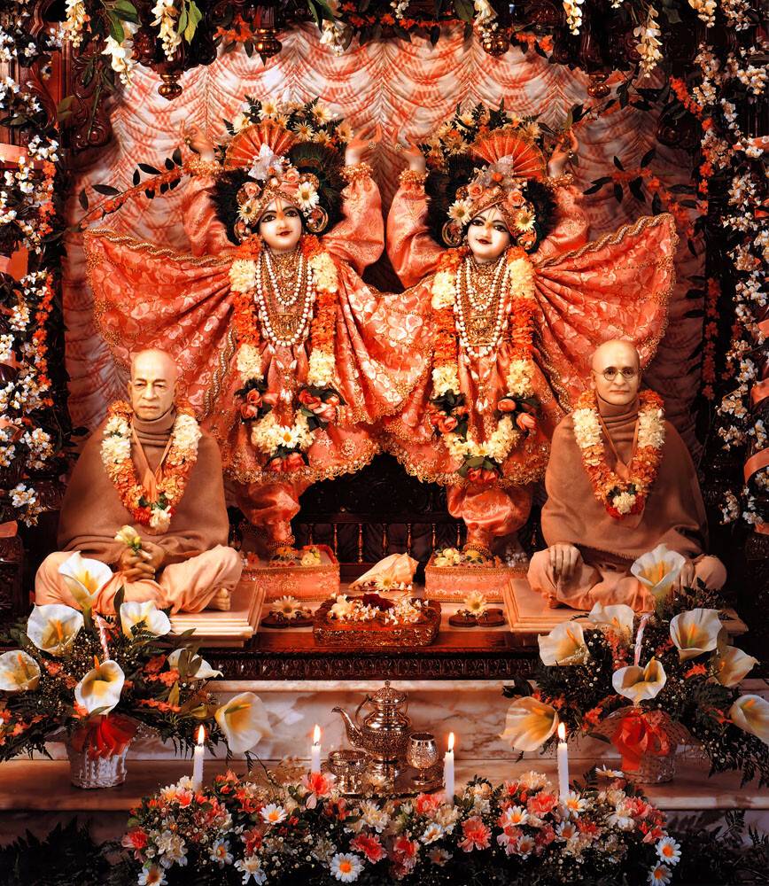 Sri Jagannatha, Baladeva and Lady Subhadra - Devasadana Mandir - Detroit, Michigan