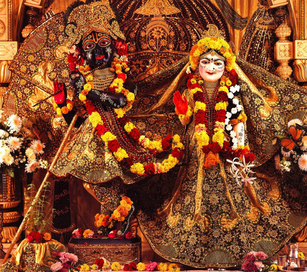 Sri Radha-Nila Madhava - Hare Krishna Dhama - Houston, TX