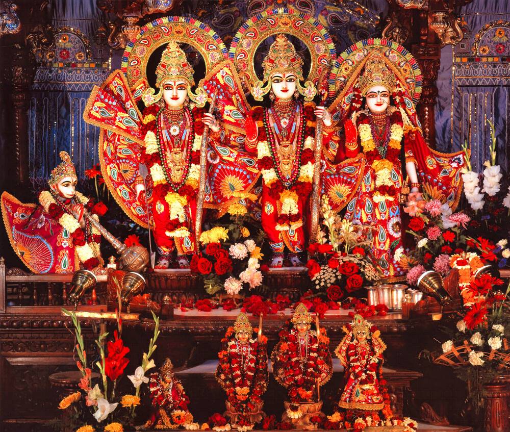 Sri Sri Sita Rama Laksmana and Hanuman - New Delhi, India