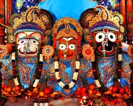 Sri Sri Jagannatha, Baladeva and Lady Subhadra - Baroda, India