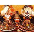 Sri Sri Jagannatha, Baladeva and Lady Subhadra - Paris, France