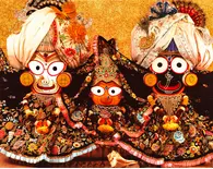 Sri Sri Jagannatha, Baladeva and Lady Subhadra - Paris, France