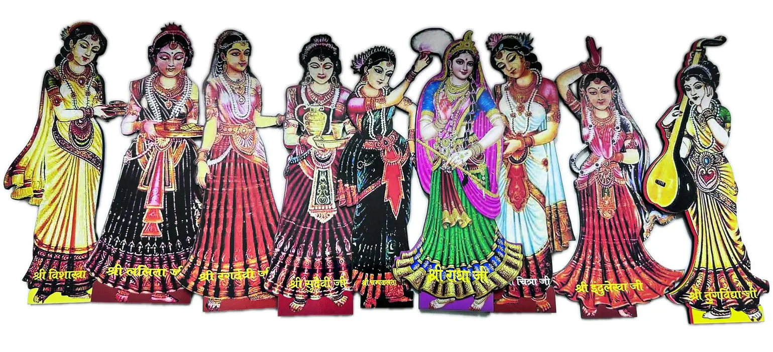 Krishna With Mother Yashoda Acrylic Stand