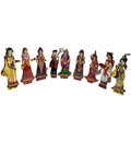 Eight Gopis (Ashtasakhi) and  Radharani Cutout Stands