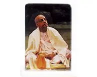Acrylic Stand -- Srila Prabhupada at Bhakvedanta Manor