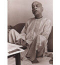 Srila Prabhupada preaching in his room