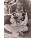 Srila Prabhupada chanting and playing kartals