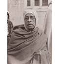 Srila Prabhupada on morning walk, cold morning