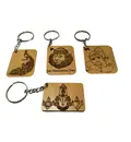 Bamboowood Krishna Keychains Set