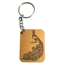 Bamboowood Krishna Keychains Set