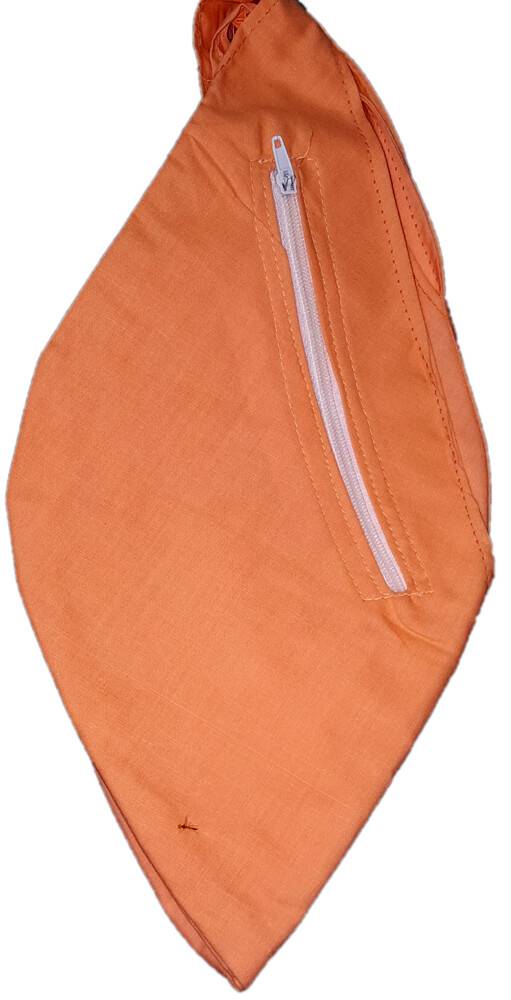 Japa Bead Bag -- Plain Standard Size With Zip Pocket