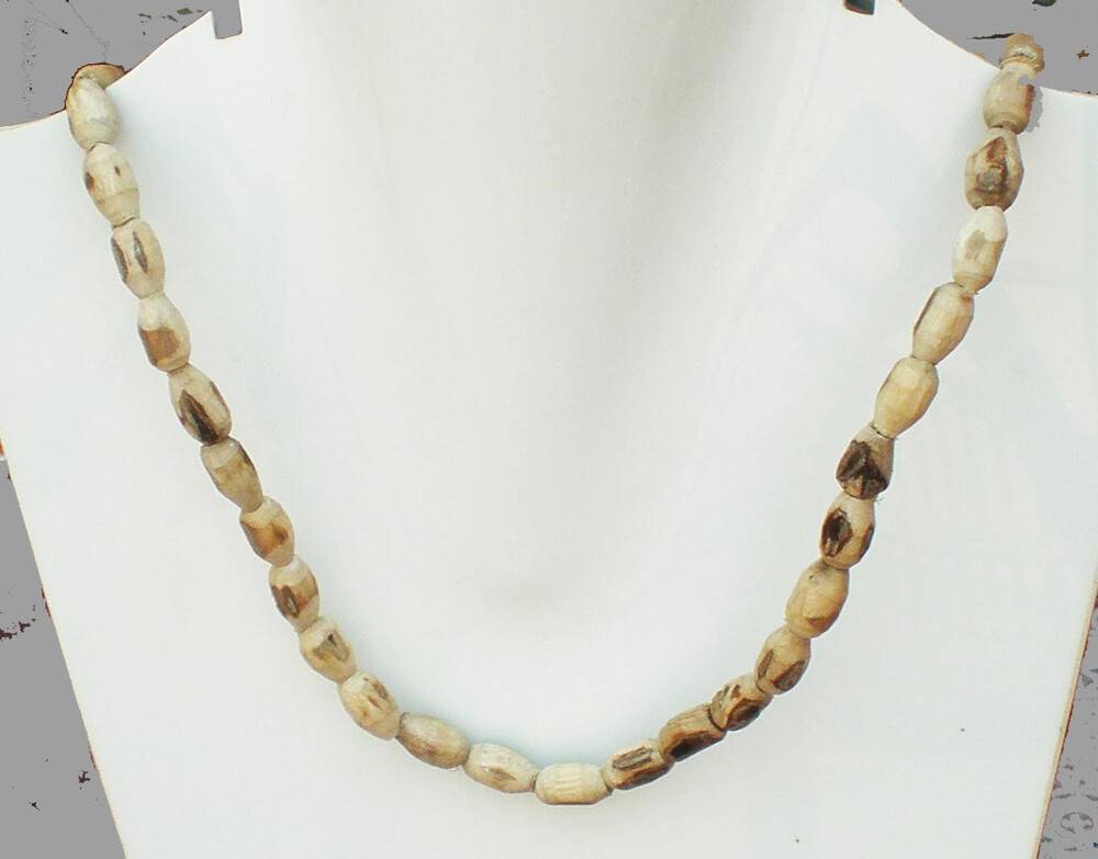 Tulsi Neck Beads - Mridanga Shaped - Big