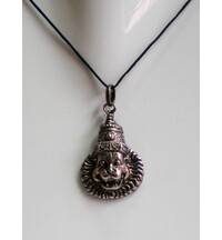 Narsimha Necklace with Black Thread (medium size)