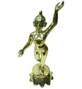 Gaura Nitai Deities 18\" One Hand Up and one Down; Lotus Base