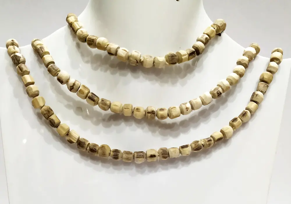 Tulsi Neck Beads - Small Round