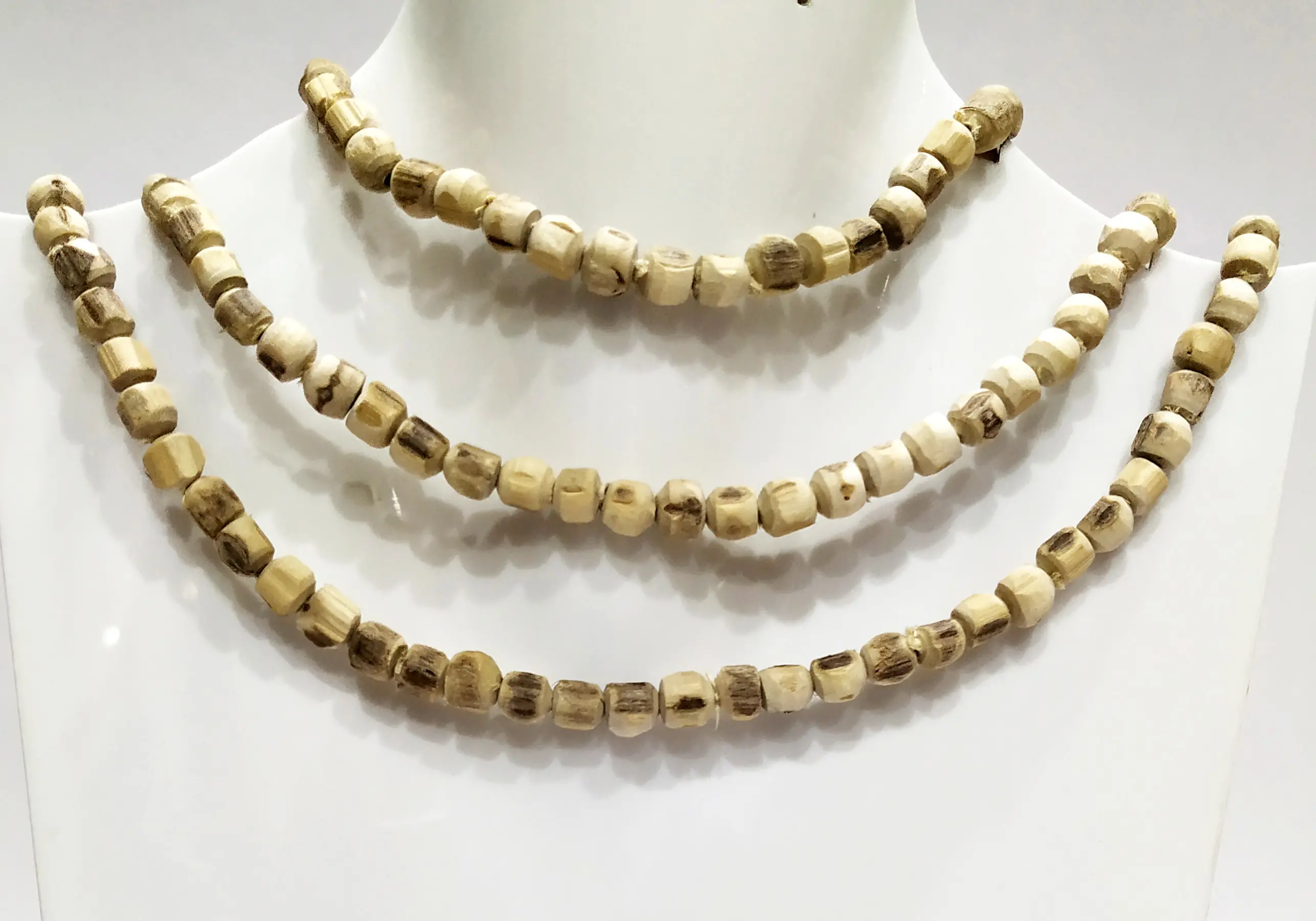 Tulsi Neck Beads - Small Flat