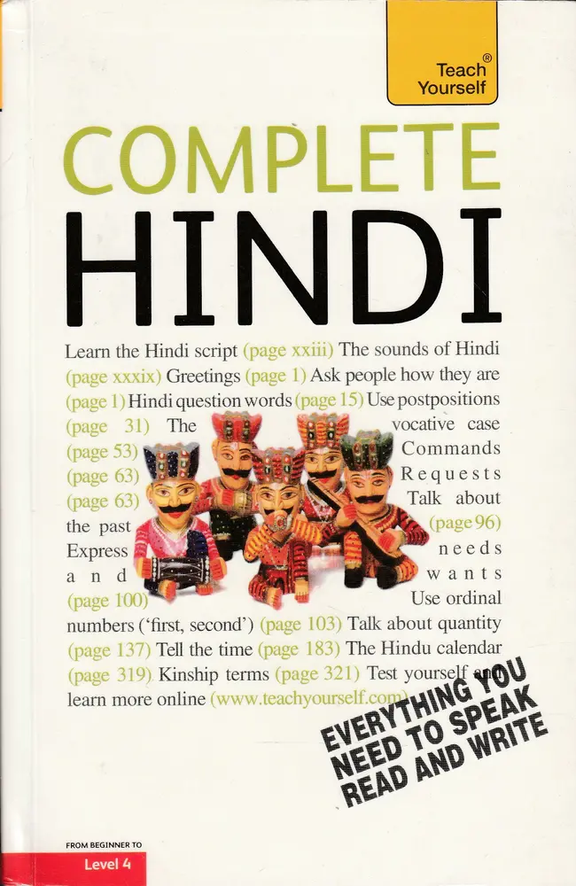 Hindi Dictionary -- Teach Yourself