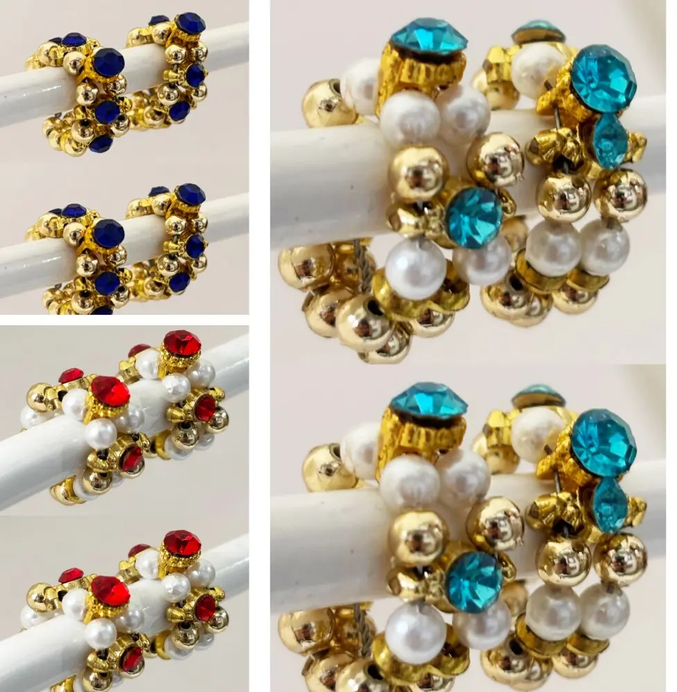 Deity Bracelets -- Gold with Colored Diamond