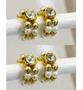 Deity Bracelets -- Golden, White Pearls and WhiteDiamonds_TMS18