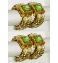 Deity Bracelets -- Colorful Big Diamond with Golden White Pearls_TMS22