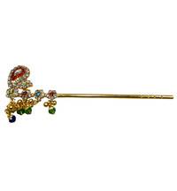 Deluxe Flute for Laddu Gopal - Carry and Flower Design