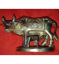 Design Brass Cow with Calf (3.5 x 5\")