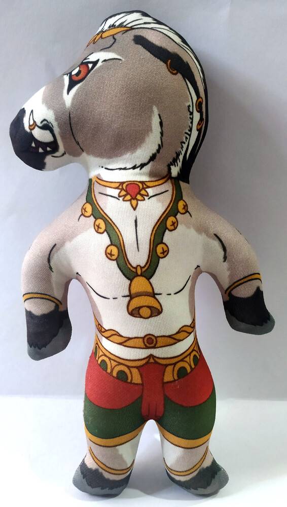 Dhenukasura the Donkey Demon Doll -- Childrens Stuffed Toy