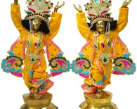 Gaura Nitai Deity Clothes -- Deluxe 'Kerry' Design