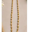 Gold Plated Silver Tulsi Necklace - Medium Beads