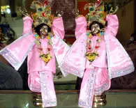 Gaura Nitai Deities (Brass 10")