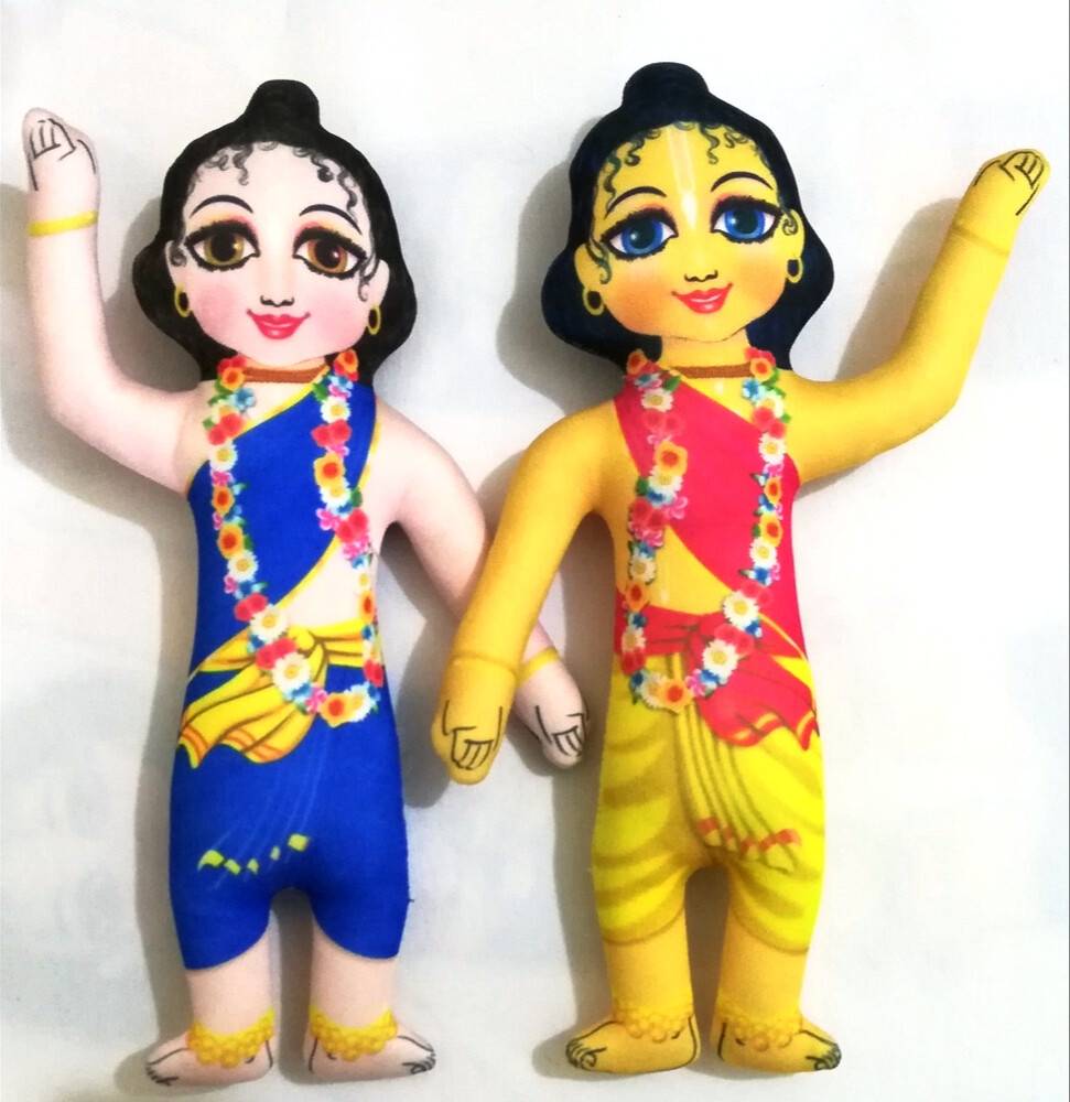 Gaura Nitai Dolls -- Childrens Stuffed Toy