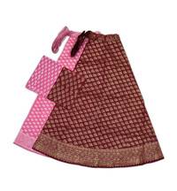Gopi Dress -- Heavy 2-Piece: Skirt with Dupatta (Wrap-Around)
