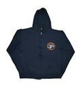 Hoodie Jacket: Om Sign -- Embroided, Large Size