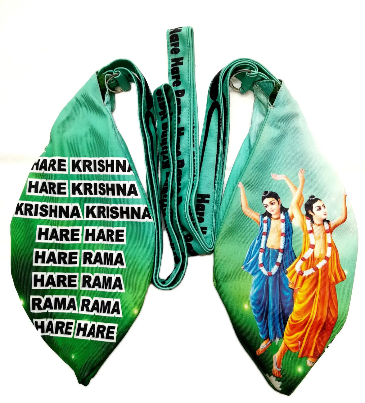 Jaya Gaura - Digitally Printed Bead-Bag [3 sides and strap] Standard Size