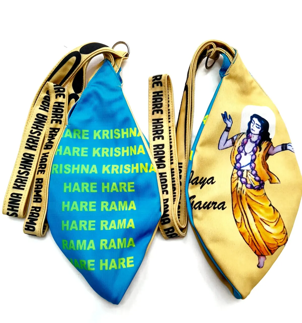 Prabhupada - Digitally Printed Bead-Bag [3 sides and strap] Standard Size