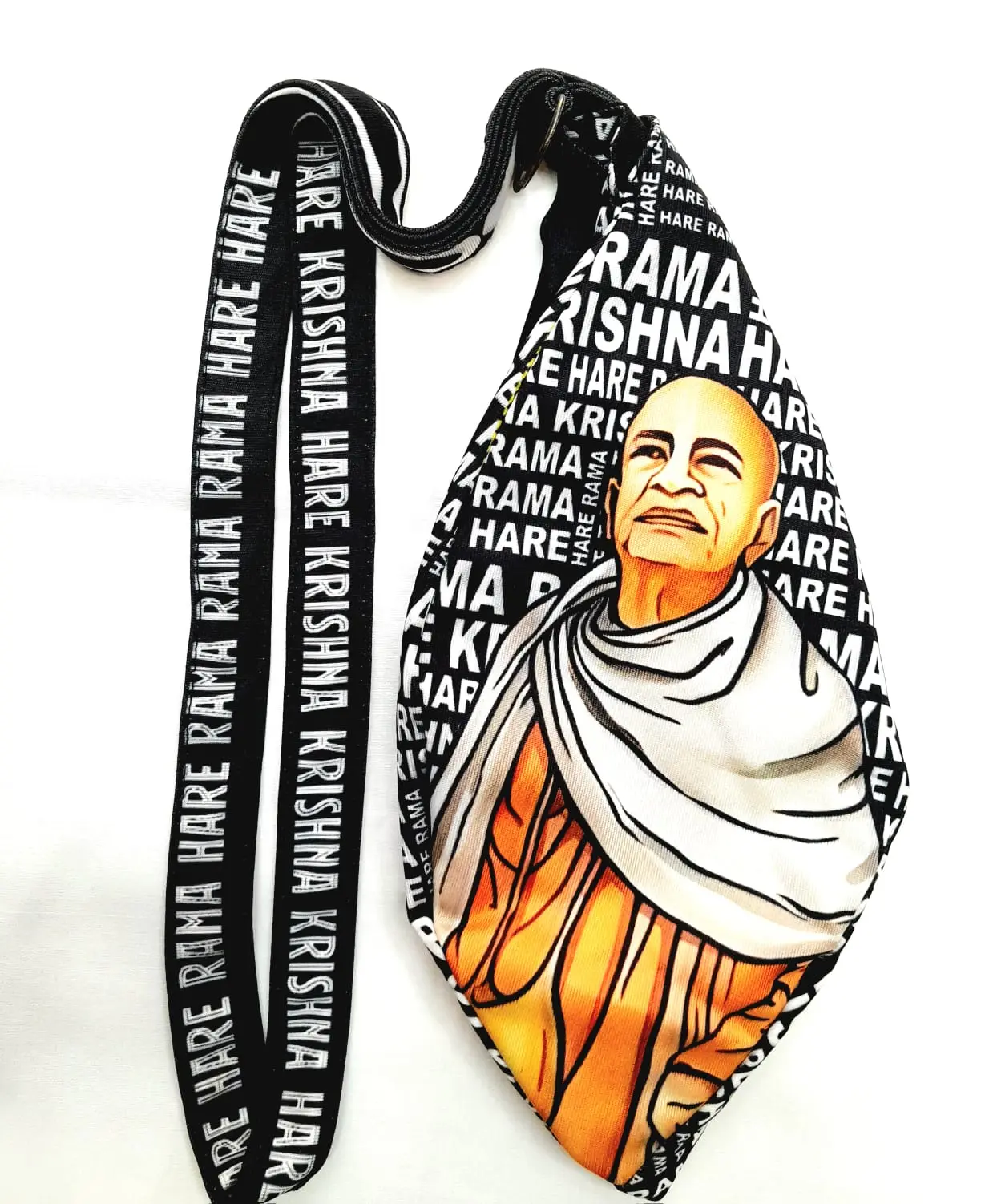 Jaya Gaura - Digitally Printed Bead-Bag [3 sides and strap] Standard Size
