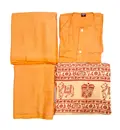 Devotee Cotton Saffron Cloth Kit -- 5 Piece Set