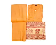 Devotee Cotton Saffron Cloth Kit -- 5 Piece Set