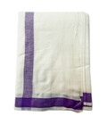 Dhoti / Chadar -- Masalin Pure Fine Cotton - With Border
