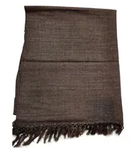 Yak Wool Stole Chaddar - Brown Yak Wool Stole Chaddar - Brown