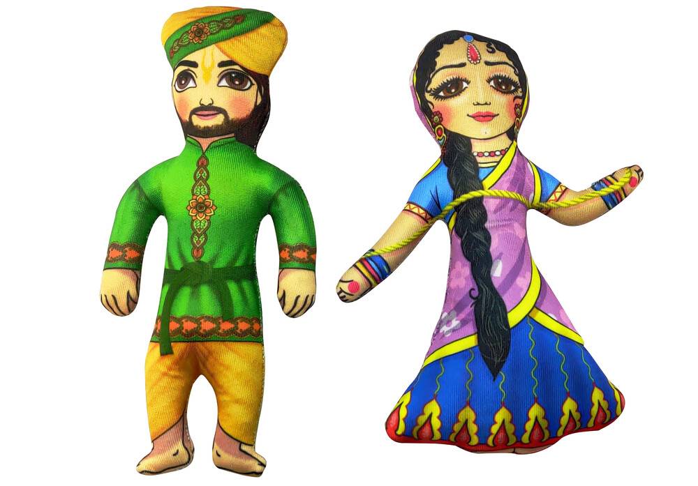 Childrens Stuffed Toys: Maharaja Nanda and Mother Yasoda