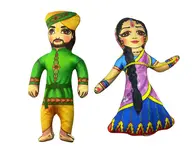 Childrens Stuffed Toys: Maharaja Nanda and Mother Yasoda