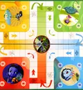 Krishna Conscious Ludo and Snakes & Ladders Board Games for Children