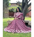 Radha Gopi Set - 3 piece including Blouse and Chunni - Premium Gopi Dress