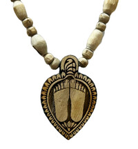 Tulsi Neck Beads -- Lotus Feet Pendant