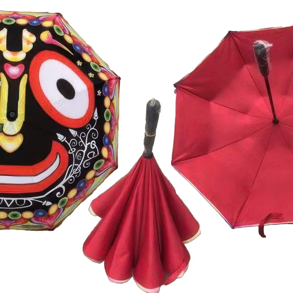 Jagannatha Umbrella -- Classic Pop-Up Stick