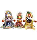 LARGE Jagannatha, Baladeva and Subudra Deities (13\" High)