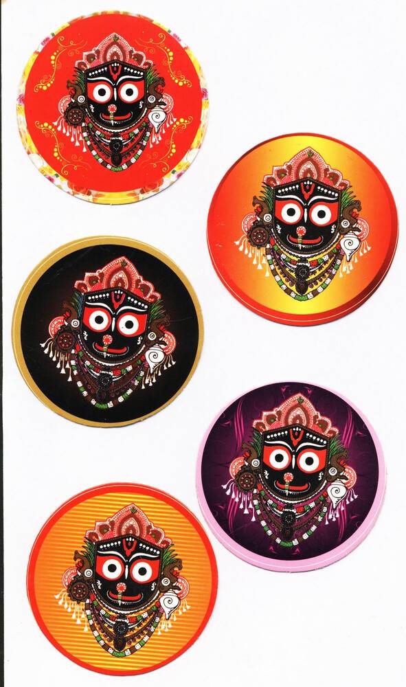 Jagannatha Stickers 5 Pack