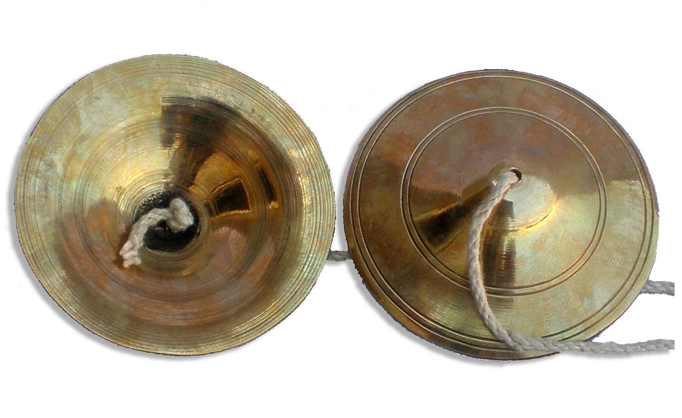 Bell Metal Kartals (Standard Size - 3.5\") -  Hand Cymbals