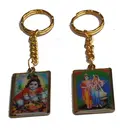 Key Chain Double Sided Radha Krishna / Ladu Gopal